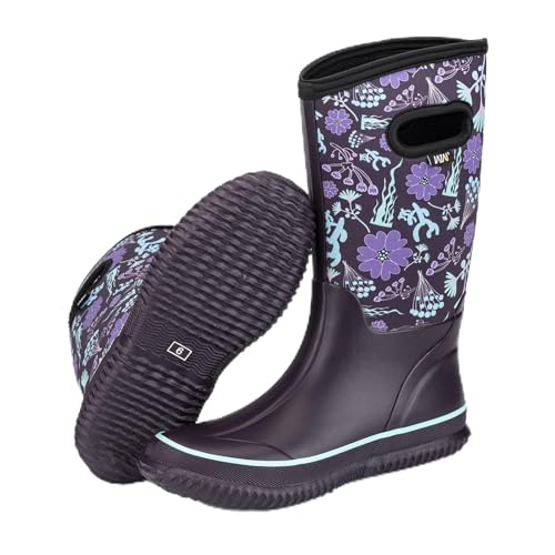 Mid-calf Rain Boots - Waterproof Insulated 5.5mm Neoprene Mud Boots Main image