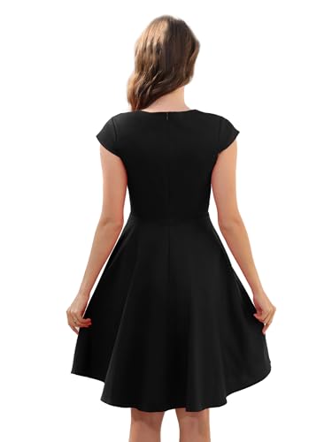 1950s Retro Vintage Elegant Dress with Pockets
