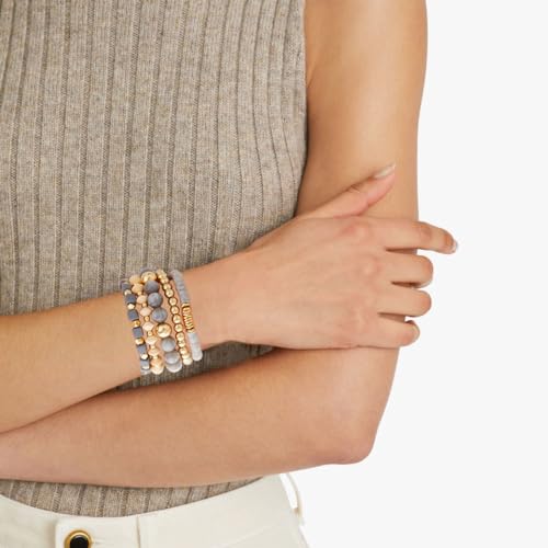 Boho Beaded Stretch Bracelets For Women Stackable Handmade Jewelry