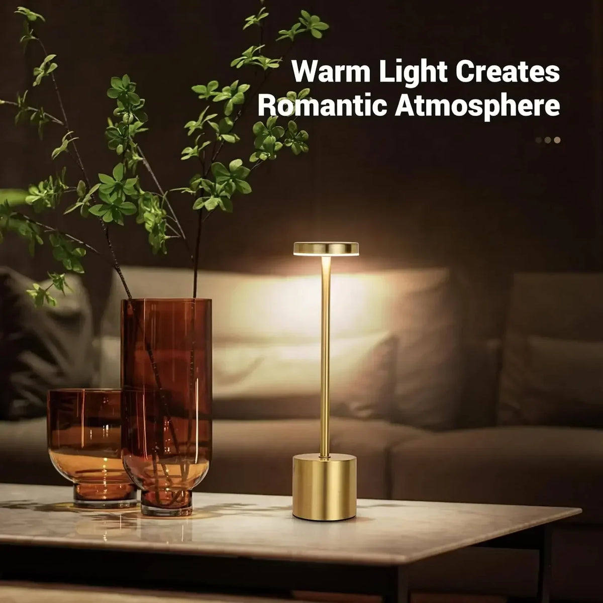 USB Rechargeable Touch Dimming Table Lamp