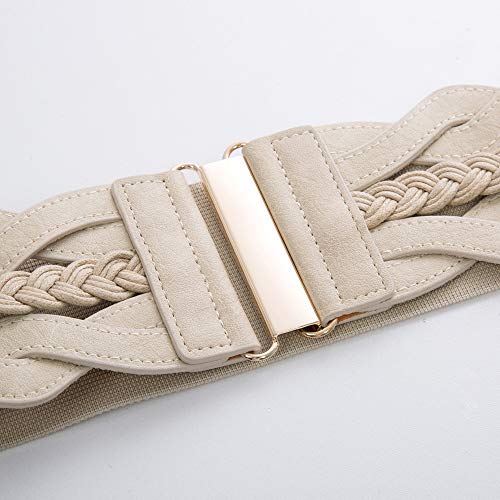 Grace Karin Women's Elastic Wide Belts Vintage Stretchy Belt Retro