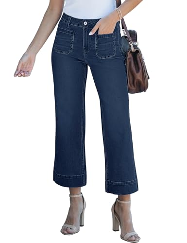 Luvamia Wide Leg Jeans For Women Trendy High Waisted Flare Jeans