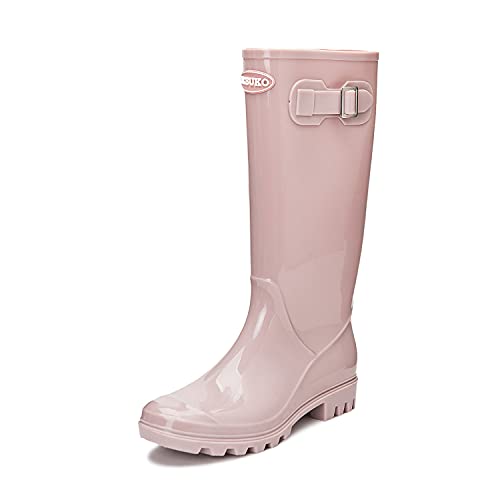 Women's Tall Rain Boots Waterproof Wellington Main image