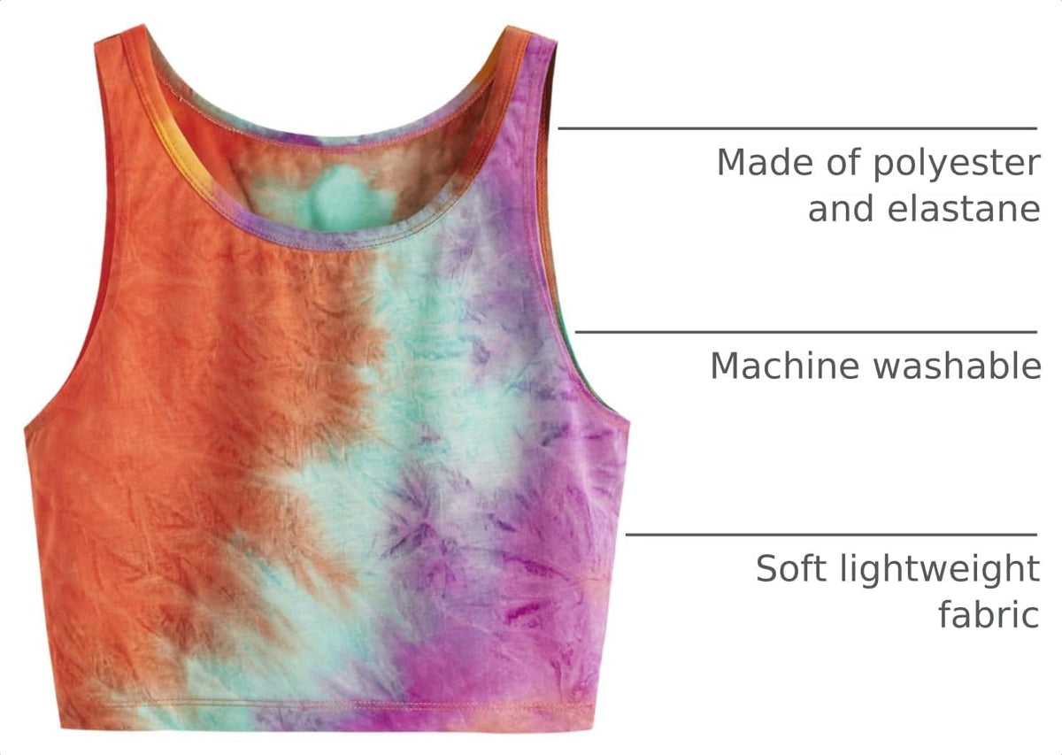Remidoo Crop Tops for Women Casual Cropped Tank Top Summer Sleeveless Shirts