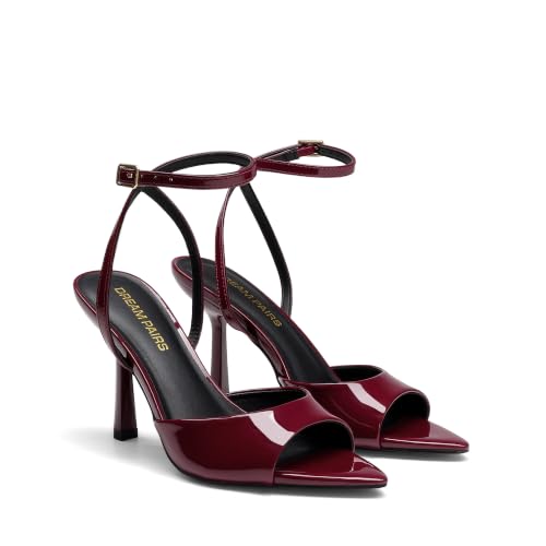 DREAM PAIRS Women's Stiletto Kitten Heeled Sandals