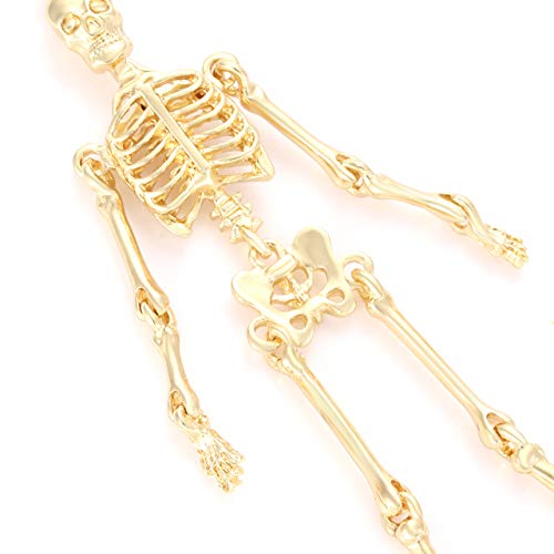 Halloween Skeleton Earrings Spooky Skull Skeleton Dangle Earrings for Women Costume Dress Up Ghost Earrings Halloween Outfits Jewelry Accessories Gifts
