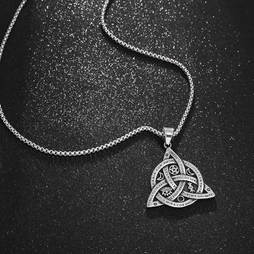 Triple Goddess Celtic Knot Necklace