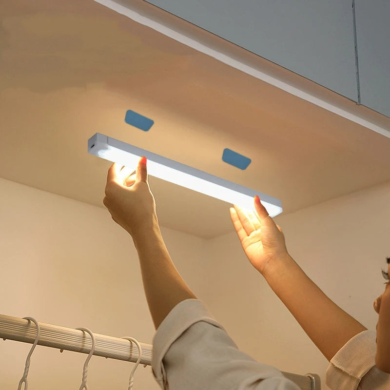 Wireless USB Rechargeable Motion Sensor LED bar LED Light Portable Cordless Magnetic Cabinet Lamp...