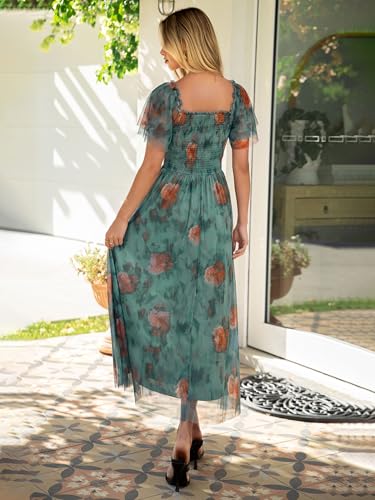 Simplee Womens Floral Maxi Dresses 2026 Summer Boho Wedding Guest Dress