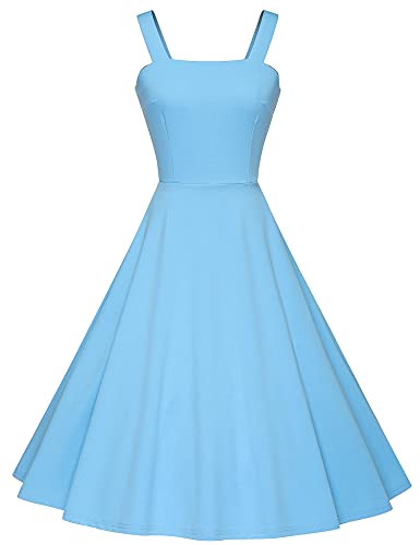 Vintage Swing Dress - 1950s Rockabilly Pin-Up Style