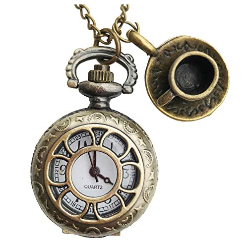Alice in Wonderland Watch Necklace Jewelry Costume Gothic Lolita Acces