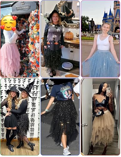 High Low Layered Puffy Fairy Tulle Skirts