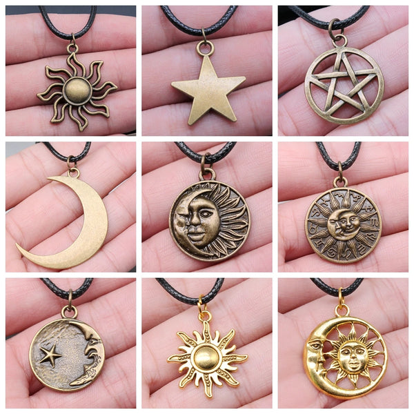 Pentagram Necklace - Wiccan Pendant Jewelry
