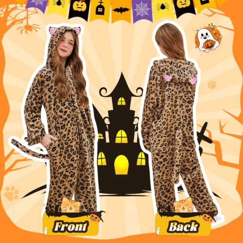 Halloween Cat Costume for Girls - Animal Costume Dress Up Gifts for Kids