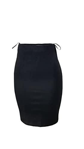 ODCOCD Women's Faux Suede Pencil Skirt