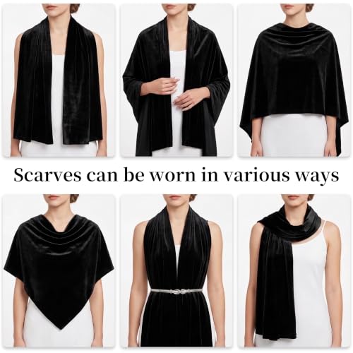 Velvet Bridal Shawl, Wrap for Wedding Banquet Evening Dress