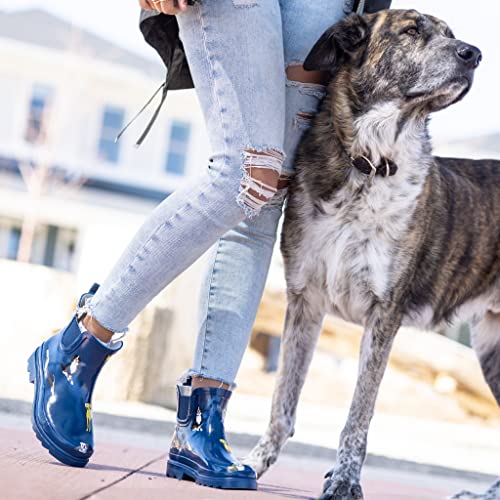 Womens Ankle Rain Boots - Ladies Waterproof Winter Spring Secondary image