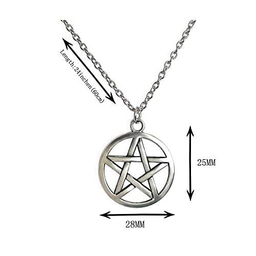 Pentagram Necklace - Wiccan Pendant Jewelry Secondary image