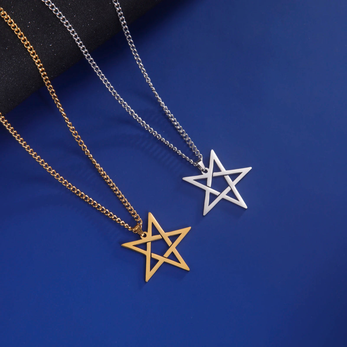 Stainless Steel Pentagram Necklace