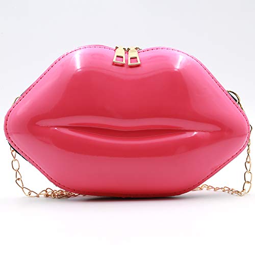 Red Lip Clutch Purse