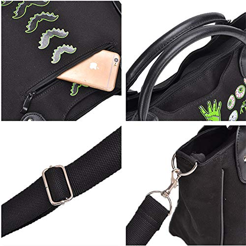 Rivet Luminous Canvas Punk Tote