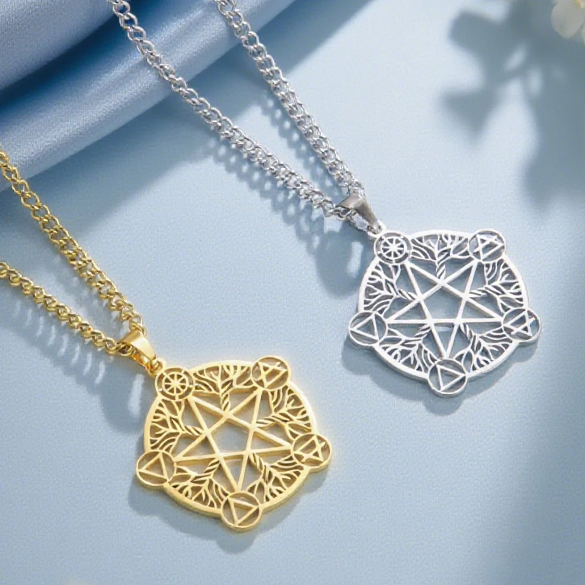 Stainless Steel Pentagram Necklace Main image