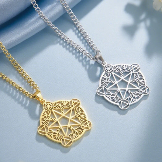 Stainless Steel Pentagram Necklace