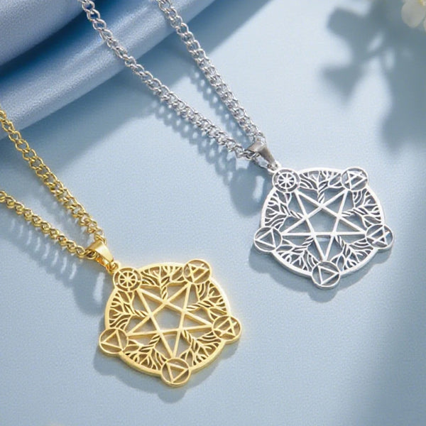 Stainless Steel Pentagram Necklace