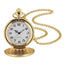 Smooth Vintage Gold Pocket Watch with Chain