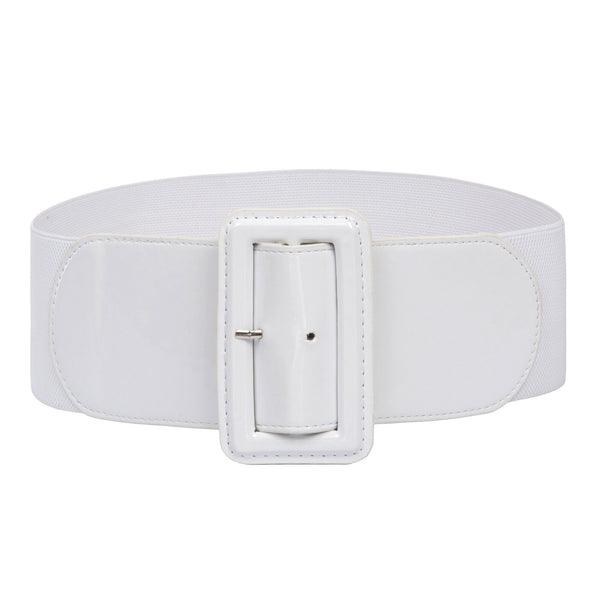 Women's Stretchy Belt 1950s 3 Inch Wide Elastic Belts