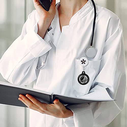 Nurse Glow Pointer Watch with Clip and Lapel Option, Fob Watch with Se