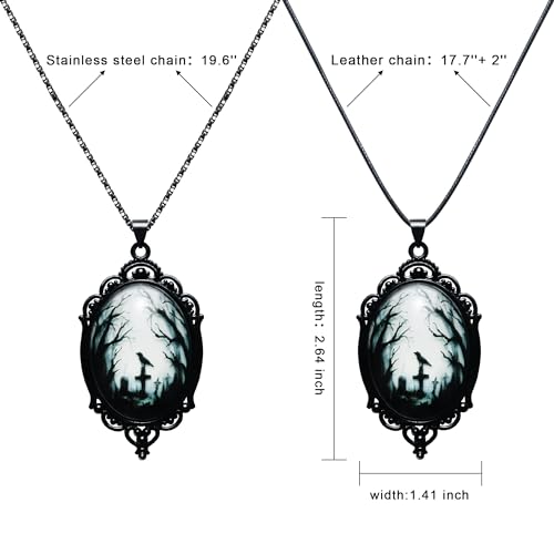 Gothic Necklace as Halloween Costume Jewelry for Women