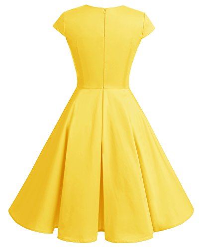 Bbonlinedress Women Short 1950s Retro Vintage Cocktail Party Swing Dresses