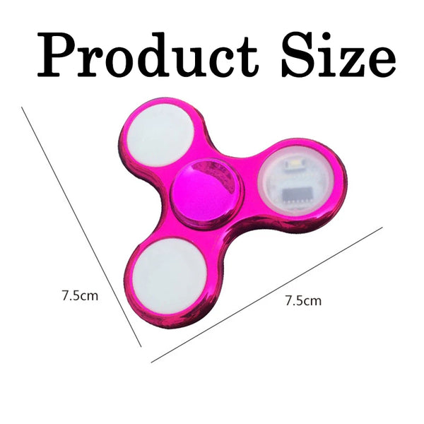 LED Glow-in-the-Dark Fidget Spinner