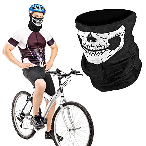 ZKSM 3Pcs Breathable Face Masks Skull Mask Seamless Balaclava Mask Headwear Scarf