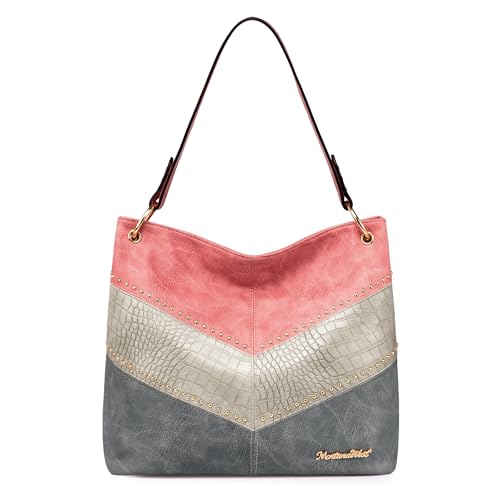 Hobo Shoulder Handbag with Back Pocket