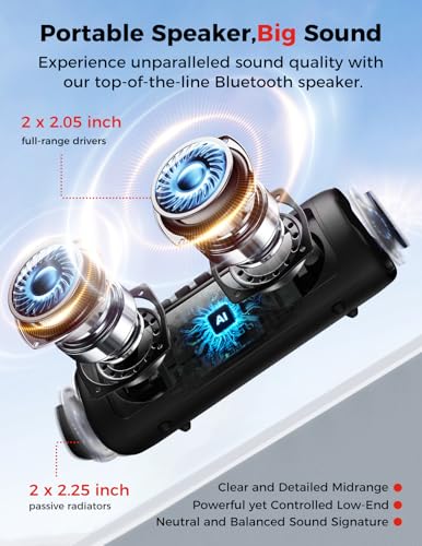HD Portable Bluetooth Speaker – 20H Battery, IPX5 Secondary image