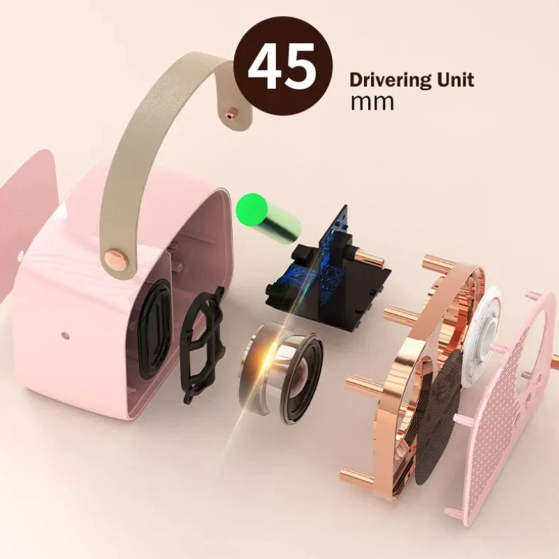 Retro Mini Bluetooth Speaker with FM Radio