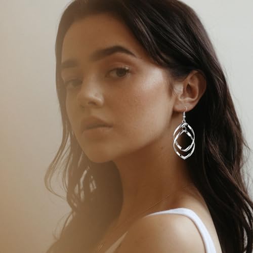 6 Pairs Drop Dangle Earrings for Women Threader Earring Set Secondary image