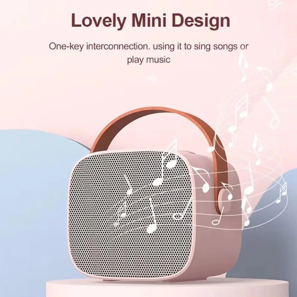 Home Karaoke Machine with Dual Microphones & Bluetooth