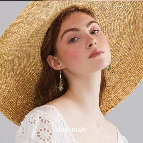 Silver/Gold Boho Dangle Statement Earrings for Women Trendy,Handmade Vintage Dainty Cute Long Drop Summer Earrings,fashion Accessories Jewelry Gifts Secondary image