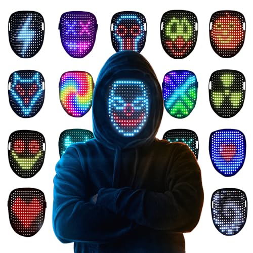 Mr.Pang LED Light Up Mask with Gesture Sensing, Kids Toys Gifts for Boys