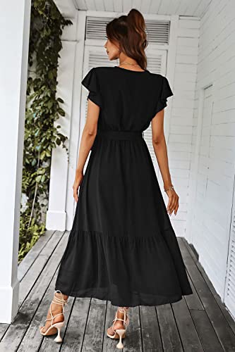 PRETTYGARDEN Women's Summer Floral Boho Maxi Dress