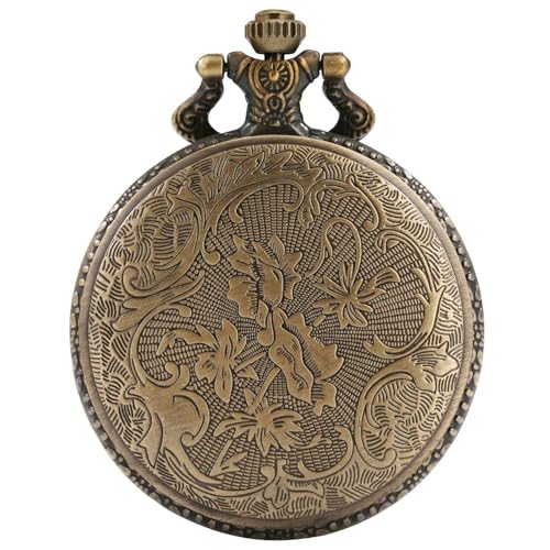 Vintage Quartz Pocket Watches for Men with Chains Pendant Pocket Watch