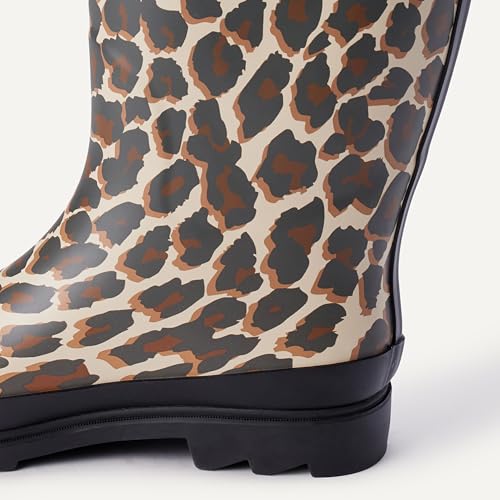 Women's Waterproof Tall Rain Boot With Adjustable