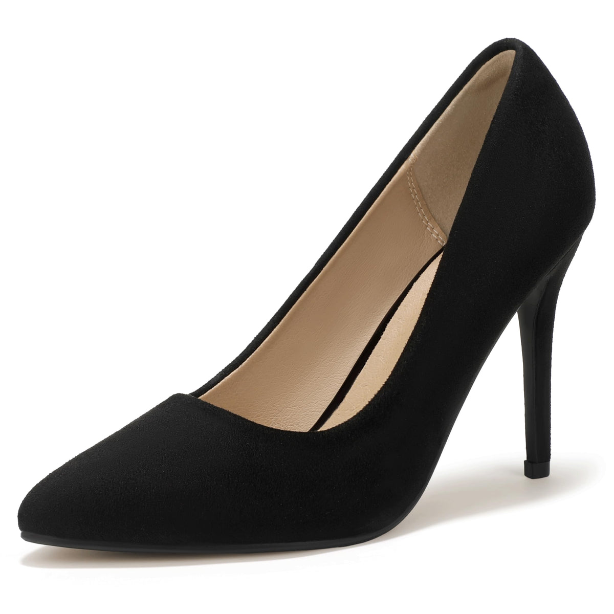 IDIFU Women's Stiletto High Heels Sexy Closed Pointed Toe Pumps