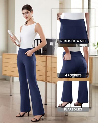 Womens Dress Pants Stretchy Work Pants Business Casual Office