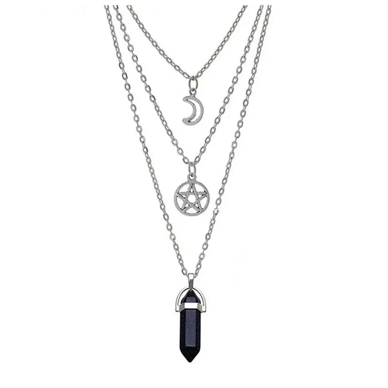 Pentagram Necklace - Wiccan Pendant Jewelry Main image