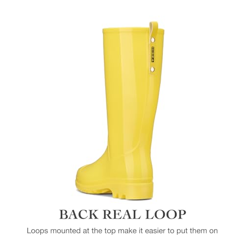 Rain Boots For Women Waterproof Boots, Knee High Rain
