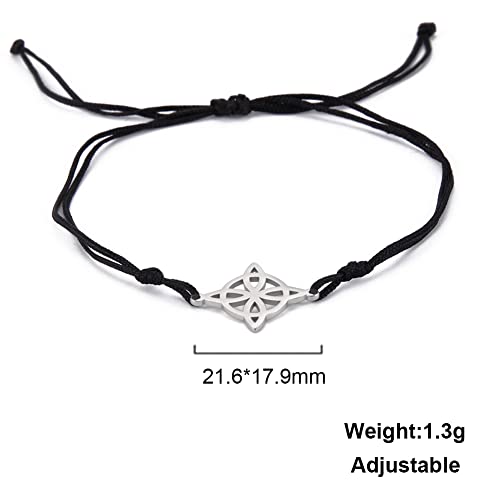 Celtic Witch Knot Necklace - Trinity Symbol